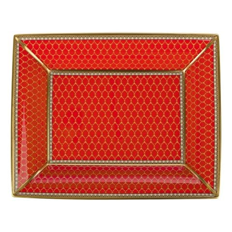 GC Antler Trellis Red Trinket Tray