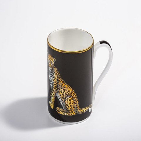 MW Twin Leopards - Black - Mug