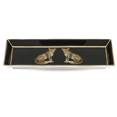 Mw Twin Leopards Rectangular Tray