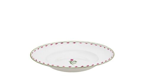 Nc Marguerite Pink 23 Cm Rim Soup Bowl