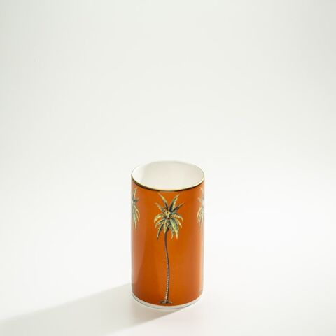 Palm - Orange - Gold - Pen Pot