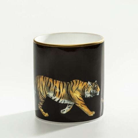 MW - Tiger - Black - Gold - Pen Pot