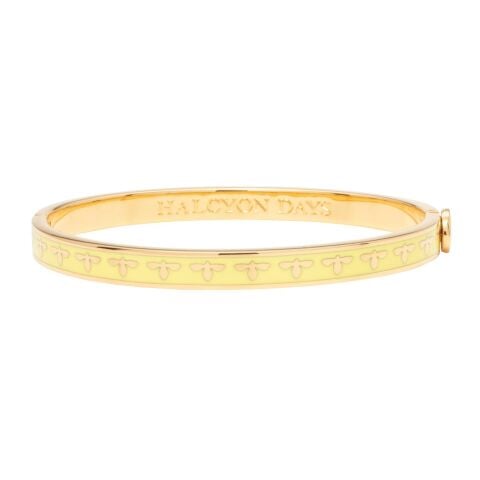 Buttercup Gold Hinged Bangle 6mm