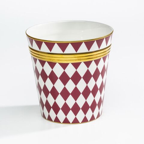 Parterre  - Red - Gold  - Large Planter/Cachepot