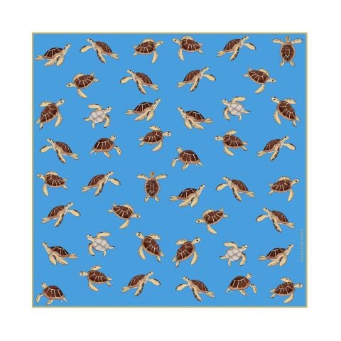 Kaplumbağalar İpek Eşarp