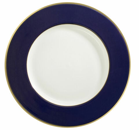 Plain Border Midnight Gold 33 Cm Charger Plate