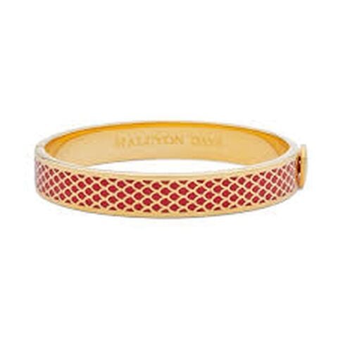 6 mm Salamander - Red - Gold - Hinged Bangle
