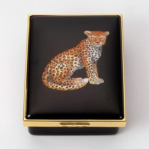 Mw Leopard Enamel Box