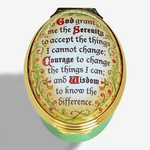 The Serenity Prayer Enamel Box