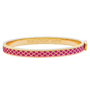 6 MM SALAMANDER PINK TOURMALINE - GOLD
