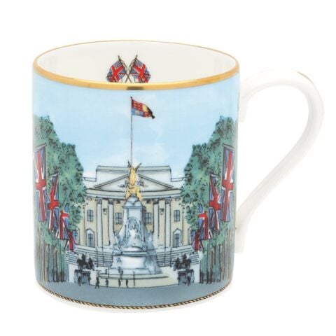 Buckingham Palace View Down the Mall - Mug