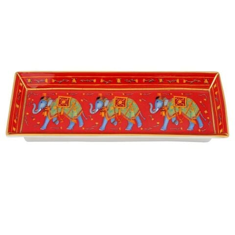 Ceremonial Indian Elephant Red - Pen Tray