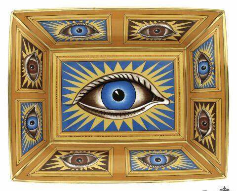 Gladys Deacon - Gold - Trinket Tray - NEW