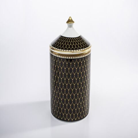 Antler Trellis - Black -Gold - Oud Imperial - L/Candle