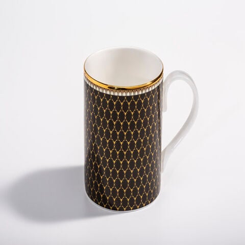 Antler Trellis Black Mug