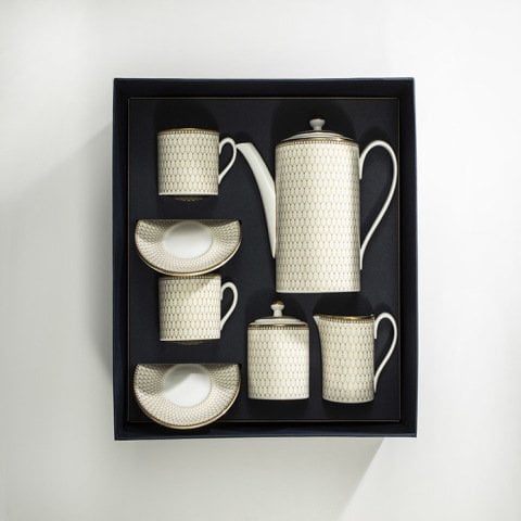 Antler Trellis - Ivory - Tea for Two  -Boxed Set