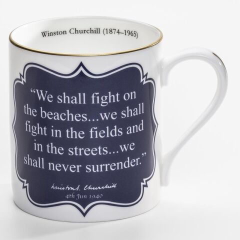 CH - We Shall Never Surrender - Mug- NEW