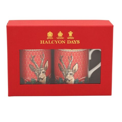 Antler Trellis & Stag Head- Mug Set