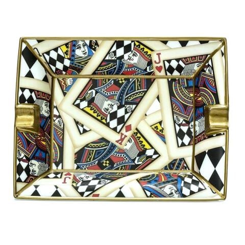 Lets Play Cards - Gold - Ashtray