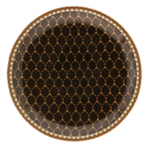 Antler Trellis Black Gold Coaster
