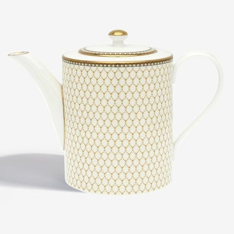 Antler Trellis - Ivory - Gold - Teapot L/S