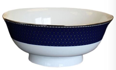 Antler Trellis Midnight Gold Chelsea Salad Bowl L S