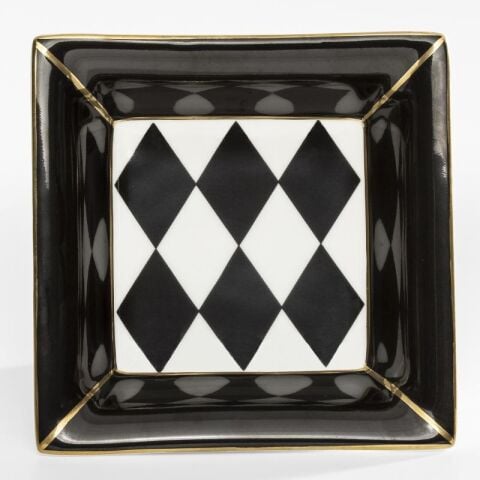 Parterre - Black - Gold - Square Tray