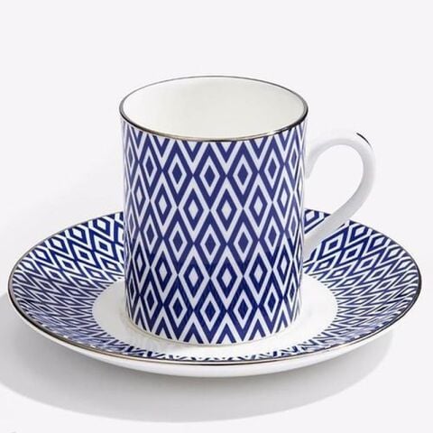 HRP - Aragon - Midnight Platinum - Coffee Cup & Saucer
