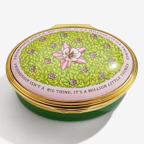 Friendship Isnt A Big Thing Enamel Box