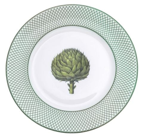 Halcyon Days Kitchen Garden Artichoke Trellis 10 Inch Plate