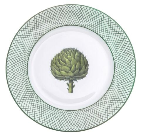 Halcyon Days Kitchen Garden Artichoke Trellis 10 Inch Plate