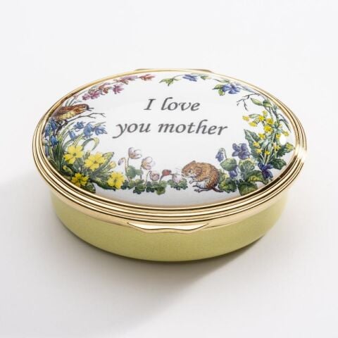 I Love You Mother Enamel Box