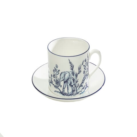 Nc Serengeti Elephant Tea Cup And Saucer