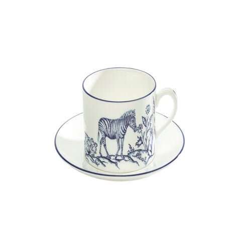 Nc Serengeti Zebra Tea Cup And Saucer
