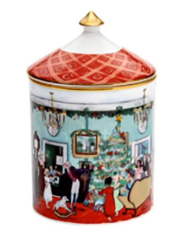 Nutcracker Party Scene Cinnamon And Orange Lidded Candle