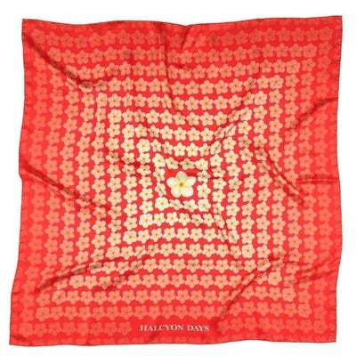 Tropical Fade - Red- 90x90 - 100% Silk - Scarf