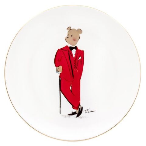 Hal At Christmas White 25 Cm Coupe Plate