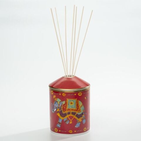 Ceremonial Indian Elephant Red Rose Reed Diffuser