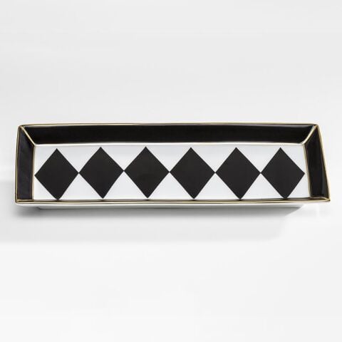 Parterre Black Gold Pen Tray