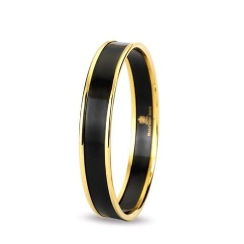 1 Cm Black Gold Medium Bangle