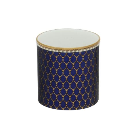 Antler Trellis - Midnight - Gold - Pen Pot