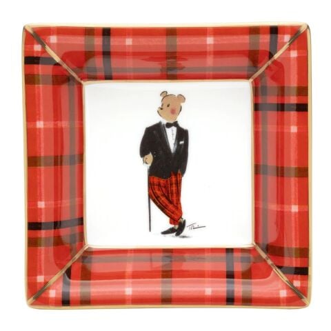 Hal At Christmas  - Square Tray