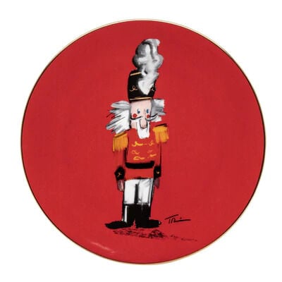 Spotty Dog And Nutcracker 20 Cm Coupe Plate Set X 4