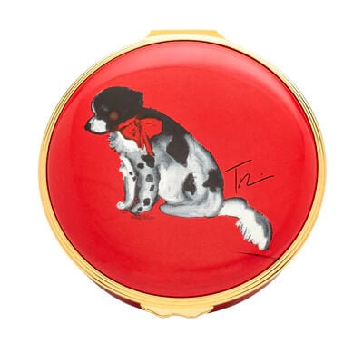 Spotty Dog Enamel Box