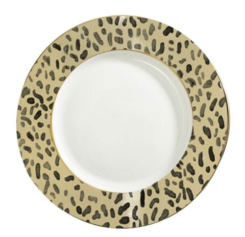 Halcyon Days Leopard 8 Inch Plate