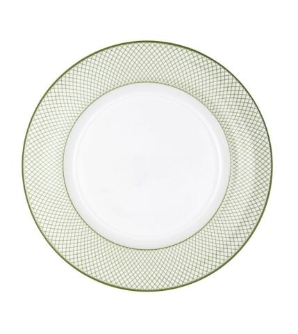 Halcyon Days Green Trellis 10” Plate