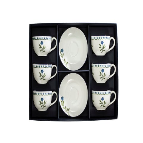 Nc Marguerite Tea Cup And Saucer Set Of 6