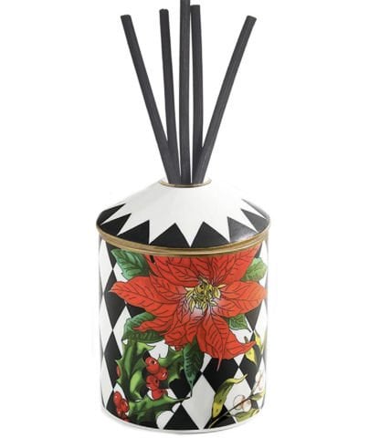 Parterre Black with Poinsettia - Reed Diffuser - Cin & Orang