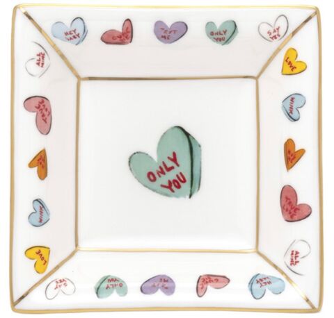 TR - Only You - White - Square Trinket Tray