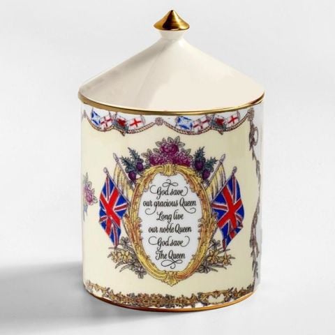 Vivat Regina - Ivory - Hyacinth - Lidded Candle